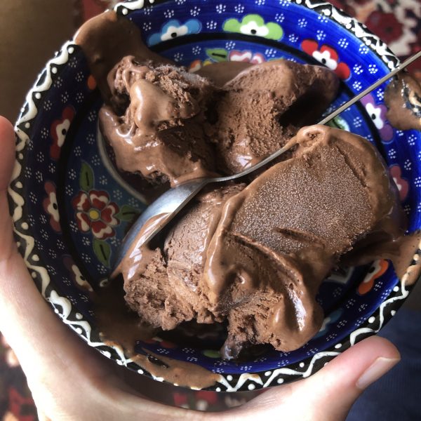 Helado de trufa