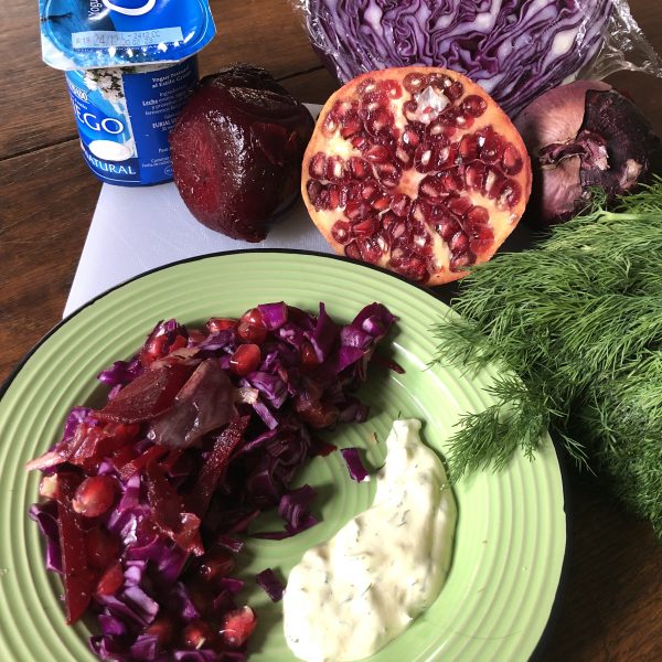 Ensalada morada o sueca